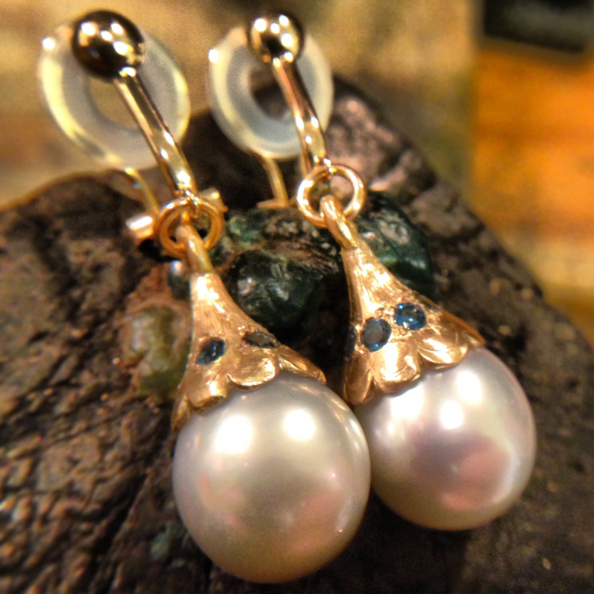 真珠の耳飾り　ルイ＆アグリファインジュエリー